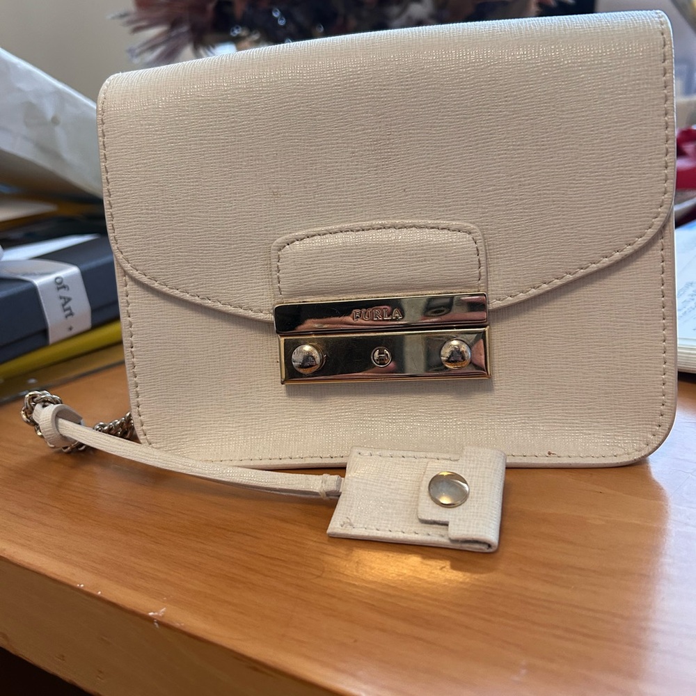 Furla Crossbody white bag